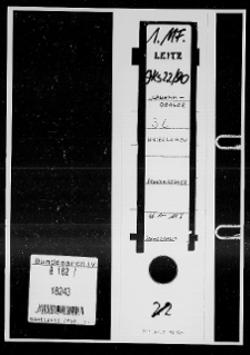 Mehrfertigung StA Stuttgart 2 Js 81970/87 (früher 2 Js 15/62) gg. Josef Schwammberger.- Verschiedenes DC-Unterlagen betr. Josef Schwammberger