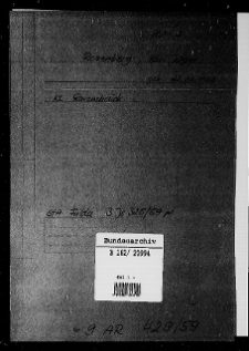 Ermittlungen StA Fulda 3 Js 325/59 gg. J. von Rosenberg, SS-Angehöriger im Konzentrationslager Ravensbrück