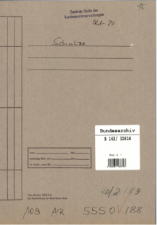 Schulze, Karl, ur: 09.09.1902 obóz koncentracyjny Gusen